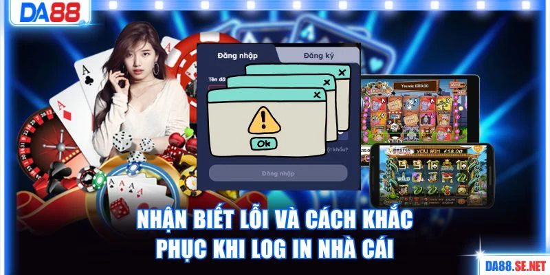 Nhận biết lỗi và cách khắc phục hiệu quả khi log in nhà cái